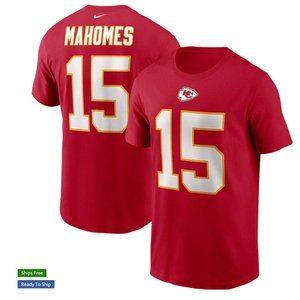 Patrick Mahomes Kansas City Chiefs Nike Name & Number Tshirt